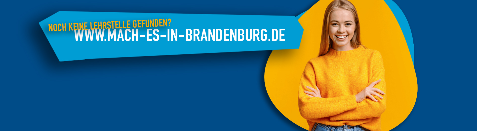 Banner Mach es in Brandenburg: Digitale Lehrstellenbörse